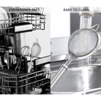 304 Stainless Steel Fine Mesh Strainers For Kitchen, Colander-Skimmer With Handle, Sieve Sifters For Food, Tea, Rice, Oil, Noodles, Fruits, Vegetable
