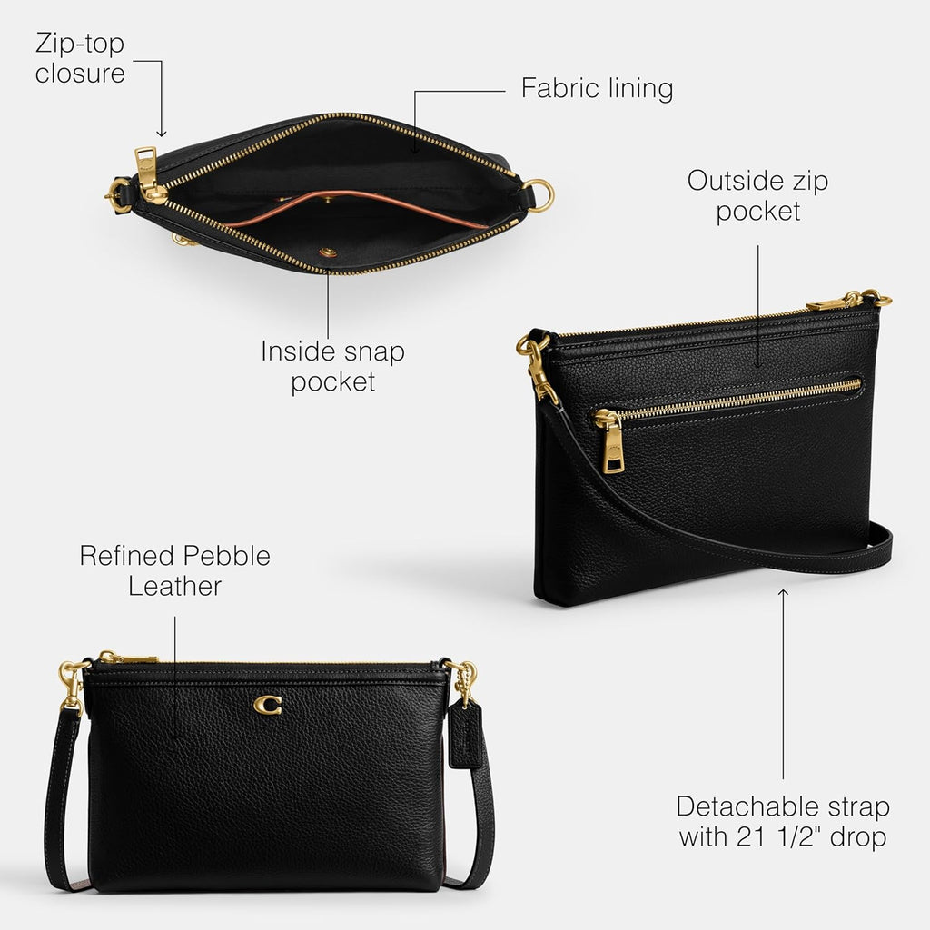Coach Women's Legacy Zip Top Crossbody Bag