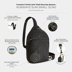 Travelon Anti-Theft Runways Small Sling