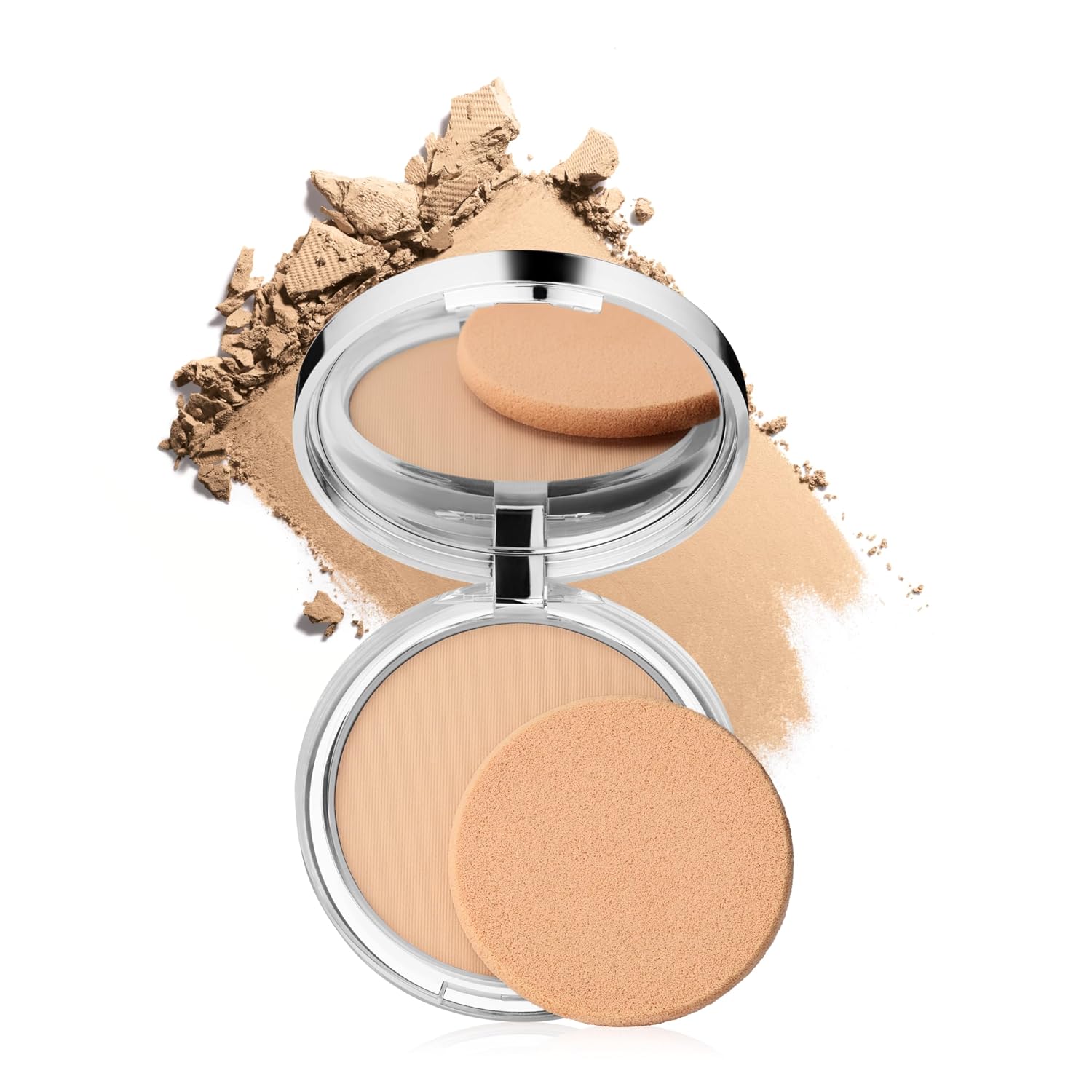 Clinique Superpowder Double Face Powder Foundation Makeup | 2-In-1 Powder + Foundation | Medium Coverage + Matte Finish, 0.35 Oz