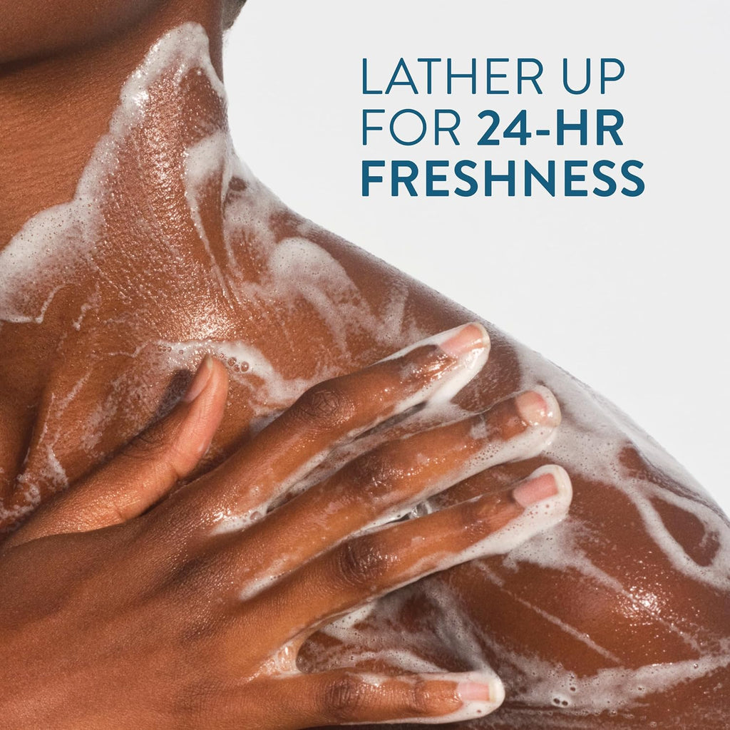 Native Sea Salt & Cedar Scent 24-Hr Refreshing Clean Body Wash For Men & Women, For All Skin Types Incl. Sensitive, Leaves Skin Feeling Clean & Soft, Free Of Phthalates, Sulfates & Parabens, 18 Oz