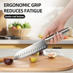 KnifeSaga Kitchen Knife Set 14 Piece Premium Japanese High Carbon Stainless Steel Knife Block Sets with Built-in Sharpener, Razor Sharp Knives Set for Kitchen, Quality Acacia Wood Block Knife Set