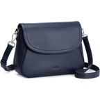 Befen Genuine Leather Saddle Crossbody Bags For Women With Rfid Blocking, Small Flap Cross Body Purse Hangbags
