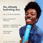 amika hydro rush intense moisture conditioner with hyaluronic acid