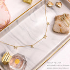 Benevolence LA Mama Necklace, Gold Dipped Fashion Jewelry | Gifts for New Mom | Gold Mom Necklace | Birthday Gifts | Travel Accessories for Women, Designed in California