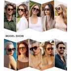 Sojos Retro Aviator Sunglasses For Women Men,Trendy Rectangle Womens Mens Shades Sun Glasses Sj2202