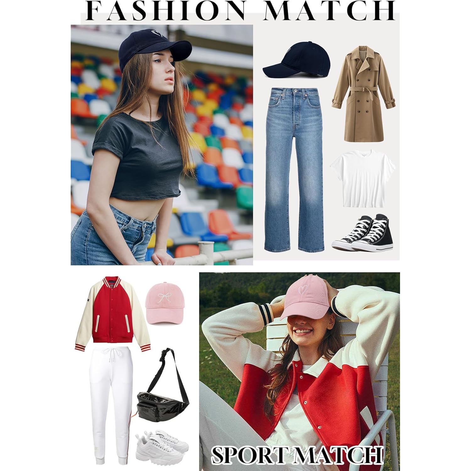 Zando 2026 Trendy Heart Baseball Caps for Women Men Girls Dad Adjustable Cute Cotton Trucker Hat for Casual Travel Sports