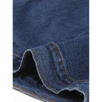 Allegra K Casual Denim Jacket For Women Short Sleeves Crop Jean Denim Jacket