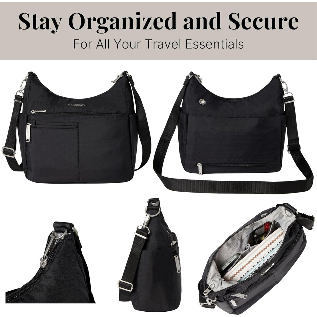 Baggallini Women's Securtex Anti-theft Free Time Crossbody Bag | Securtex, Anti-Theft