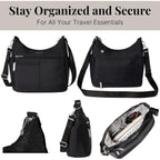 Baggallini Women's Securtex Anti-theft Free Time Crossbody Bag | Securtex, Anti-Theft
