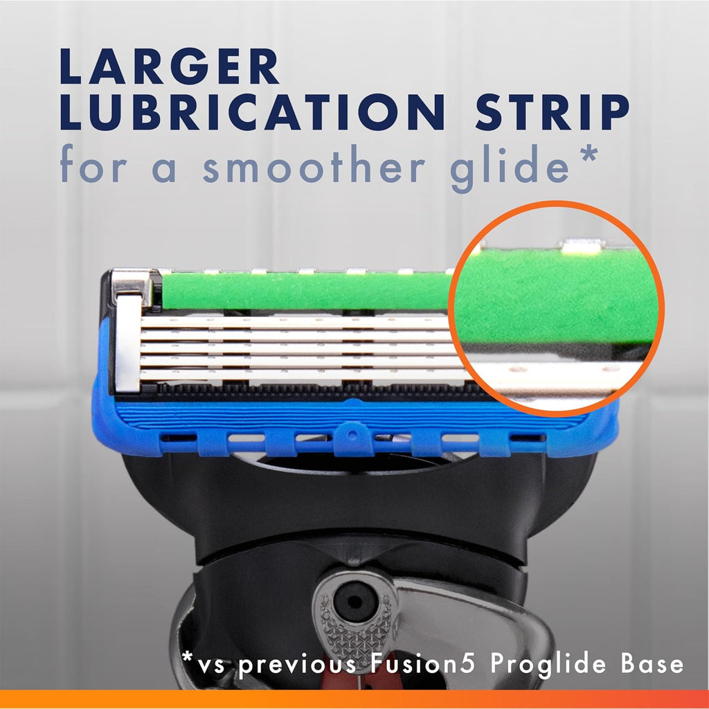 Gillette Fusion5 ProGlide Men's 5-Blade Razor Blade Refills with Precision Trimmer, 10 Count