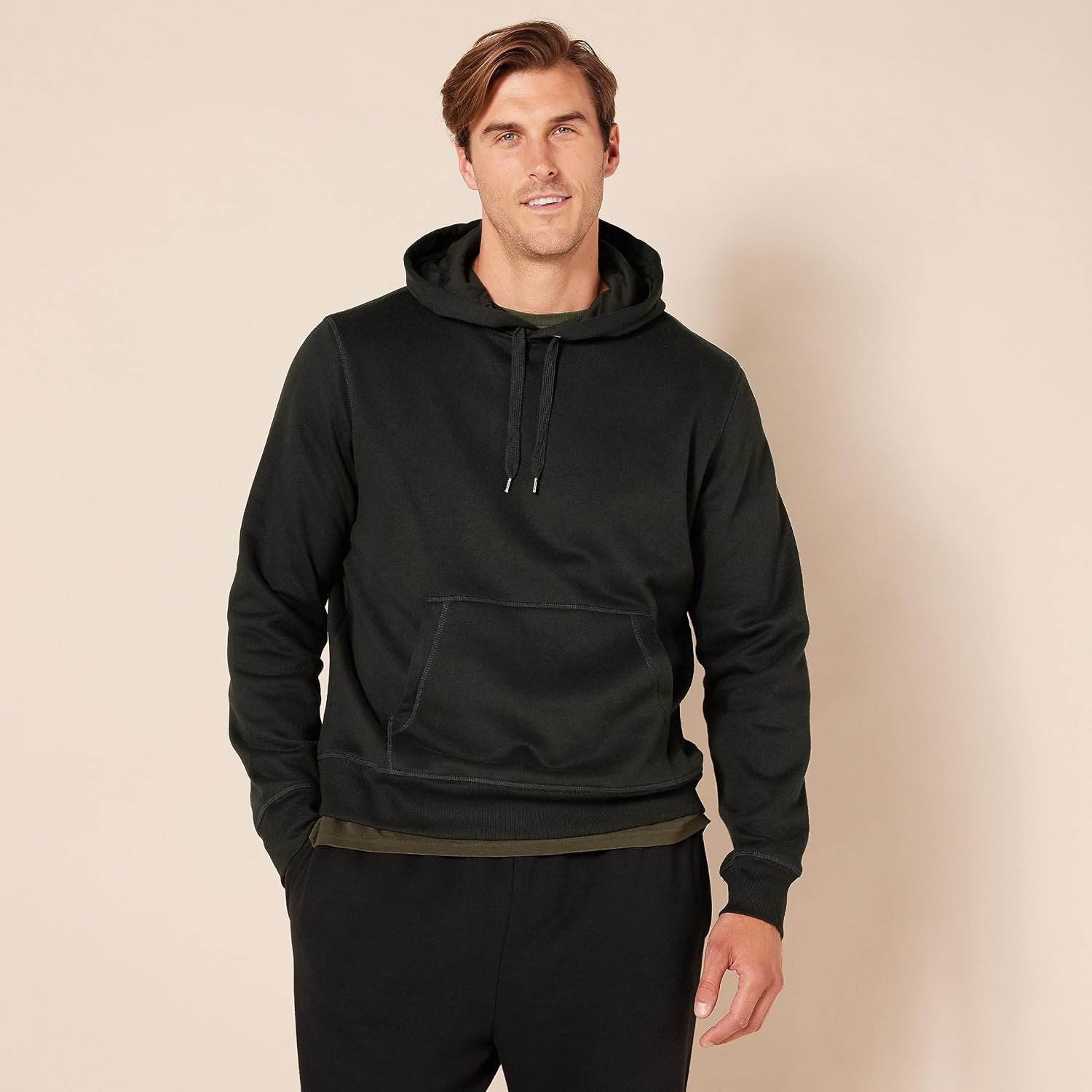 Amazon Essentials Mens Fleece Pullover Hooded Sweatshirt