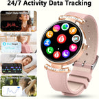 Smart Watches for Women,Answer/Make Call,1.32" AMOLED Ultra-Clear Screen Women Watch with Heart Rate,Sleep Monitor, Fitness Watch for Samsung/Android/iOS,100+ Sports Mode,3ATM Waterproof