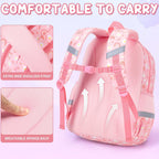 Fimibuke Kids Backpack For School Boys, 3Pcs Waterproof Toddler School Bag | Cute Bookbag Set With Lunch Box & Pencil Case For Preschool Kindergarten Elementary Back To School Student Ages 3-12, Trucks