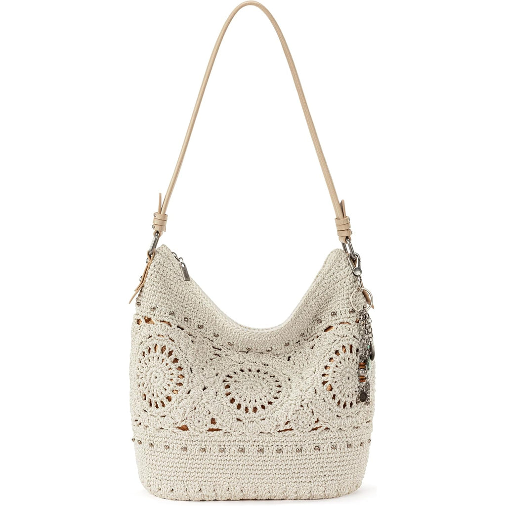 The Sak Sequoia Hobo Bag - Hand Crochet Large Women's Purse for Everyday & Travel - Durable Handbag & Tote With Zipper Pocket