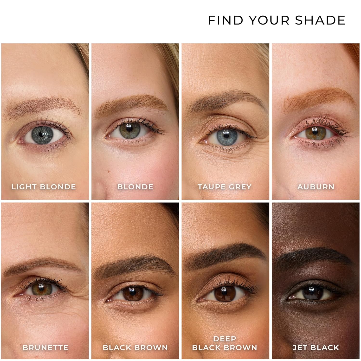 WUNDERBROW Eyebrow Gel, Waterproof, Smudgeproof, Long Lasting, Shade: Black/Brown, Vegan and Cruelty-Free
