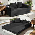 Comax Futon Sofa Bed, Convertible Sofa Bed, Folding Boneless Couches