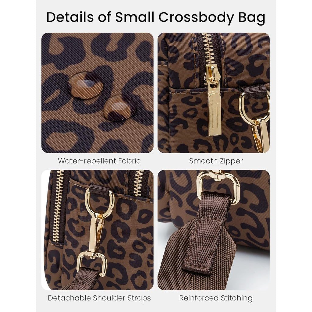 MEXS Small Crossbody Bags for Women, Mini Casual Cross Body Bag Travel Purse, Adjustable Strap Shoulder Handbags Wallet