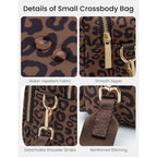 MEXS Small Crossbody Bags for Women, Mini Casual Cross Body Bag Travel Purse, Adjustable Strap Shoulder Handbags Wallet