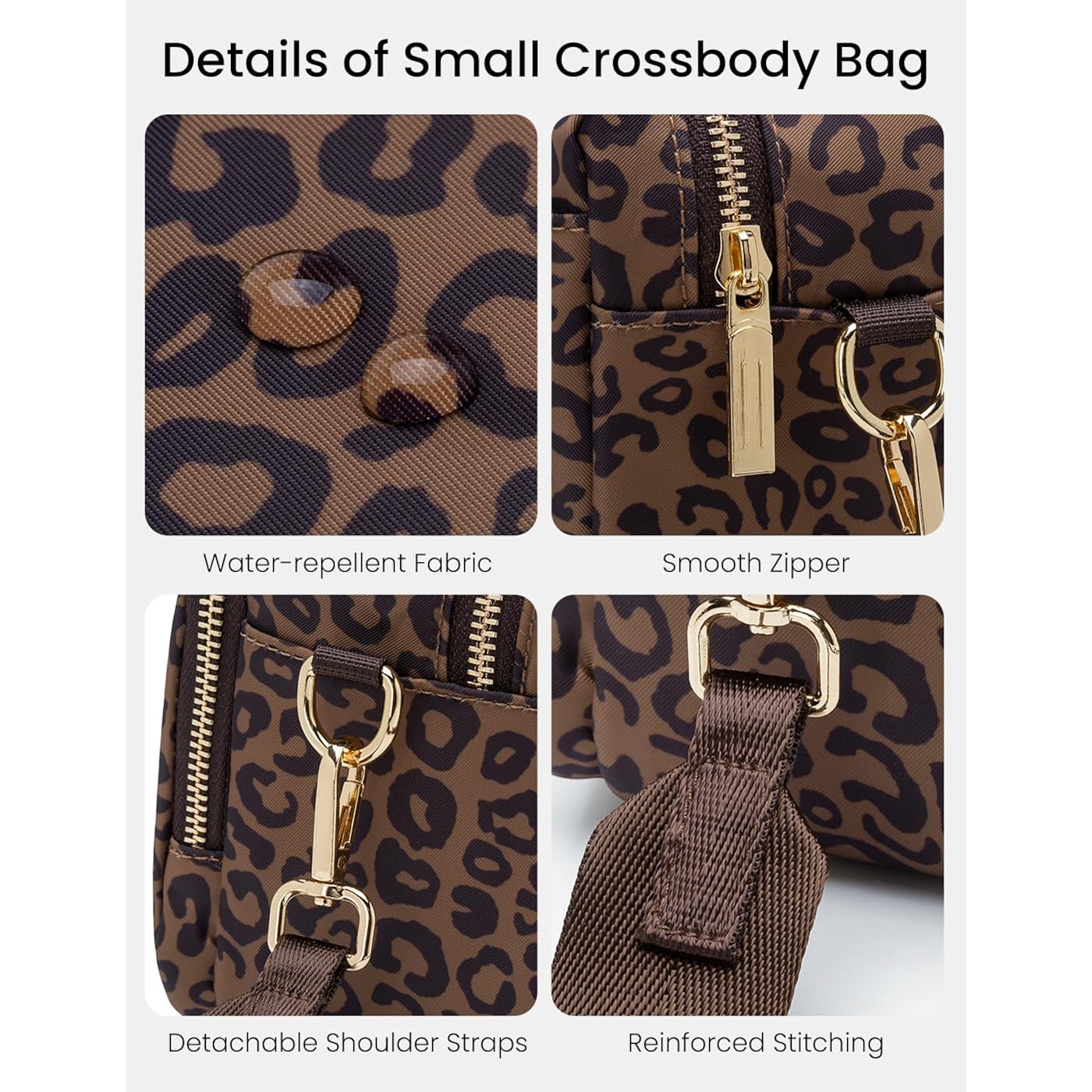MEXS Small Crossbody Bags for Women, Mini Casual Cross Body Bag Travel Purse, Adjustable Strap Shoulder Handbags Wallet
