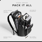 Tumi - Alpha Bravo Nomadic Backpack - Men'S Durable Carry On Bag - 18.8" X 15.0" X 9.0" - Fits Up To 15" Laptop - Black