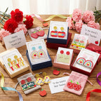 16 Pairs Teacher Earrings Bulk Glitter Acrylic Teacher Earrings for Women Graduation Holiday Jewelry Gifts