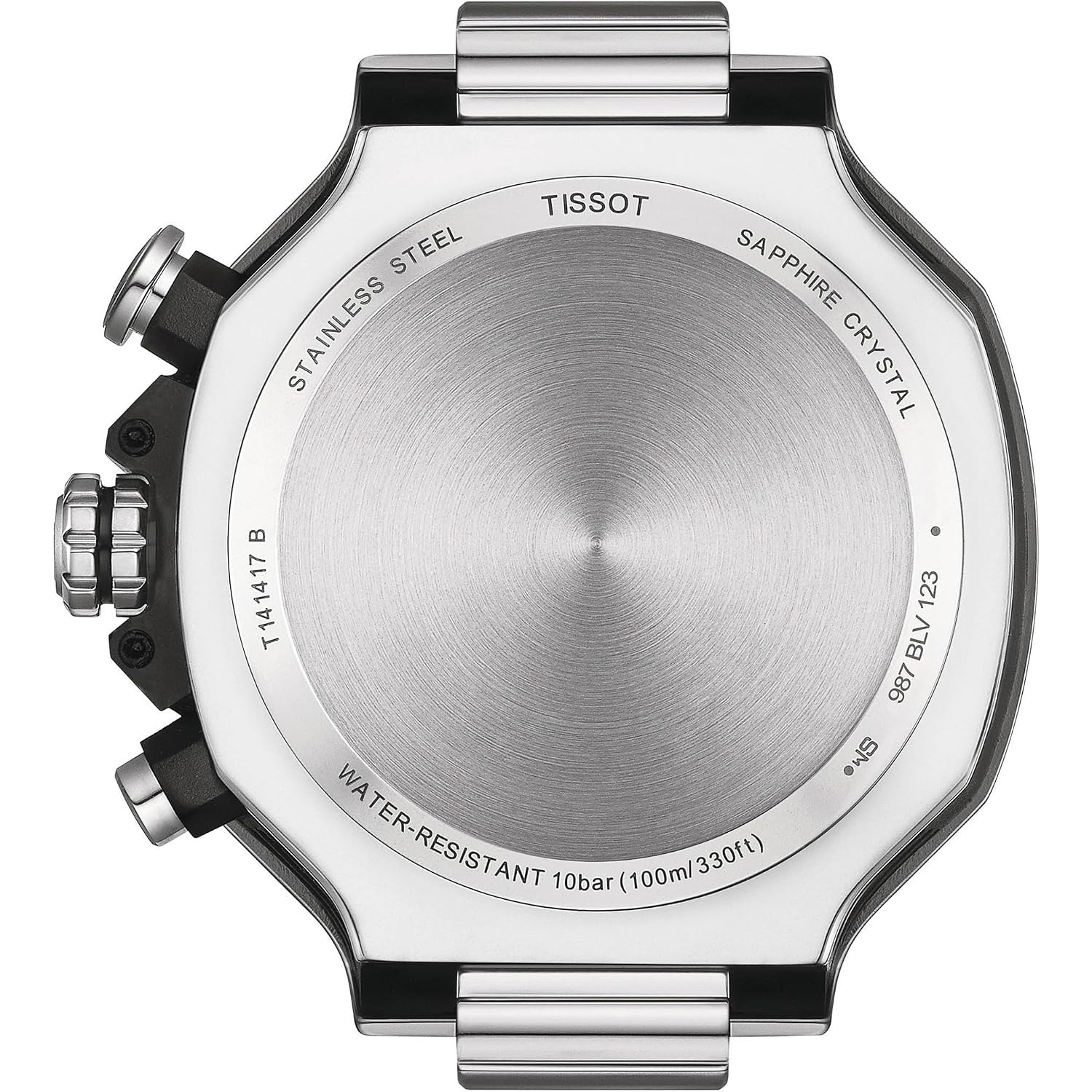 Tissot Mens Tissot T-Race Chronograph 316L Stainless Steel Case Quartz Watches, Grey, Stainless Steel, 13.95 (T1414171103100)