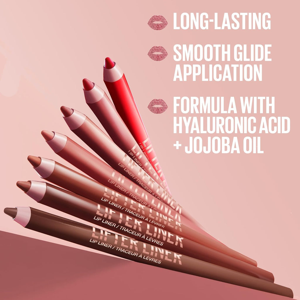 MAYBELLINE Lifter Liner Lip Liner Makeup, Lip Pencil with Hyaluronic Acid For A Fuller, Lifted Make Up Look, Maybe It's..., 1 Count
