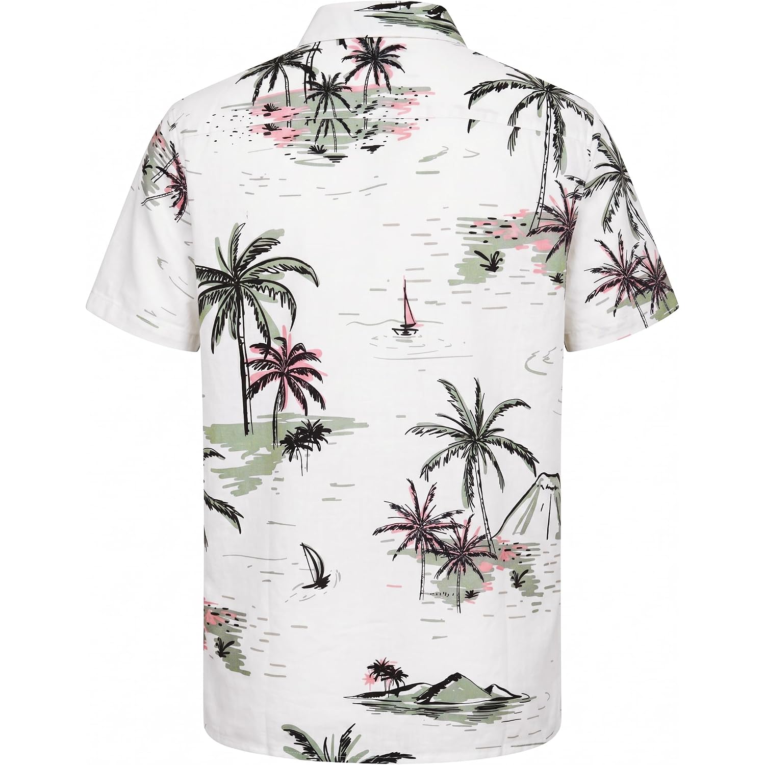 Comdecevis Men'S Hawaiian Floral Shirts Short Sleeve Button Down Tropical Summer Beach Shirts