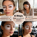 Ycz Eye Patches For Puffy Eyes And Dark Circles, Full Coverage, 60 Pcs