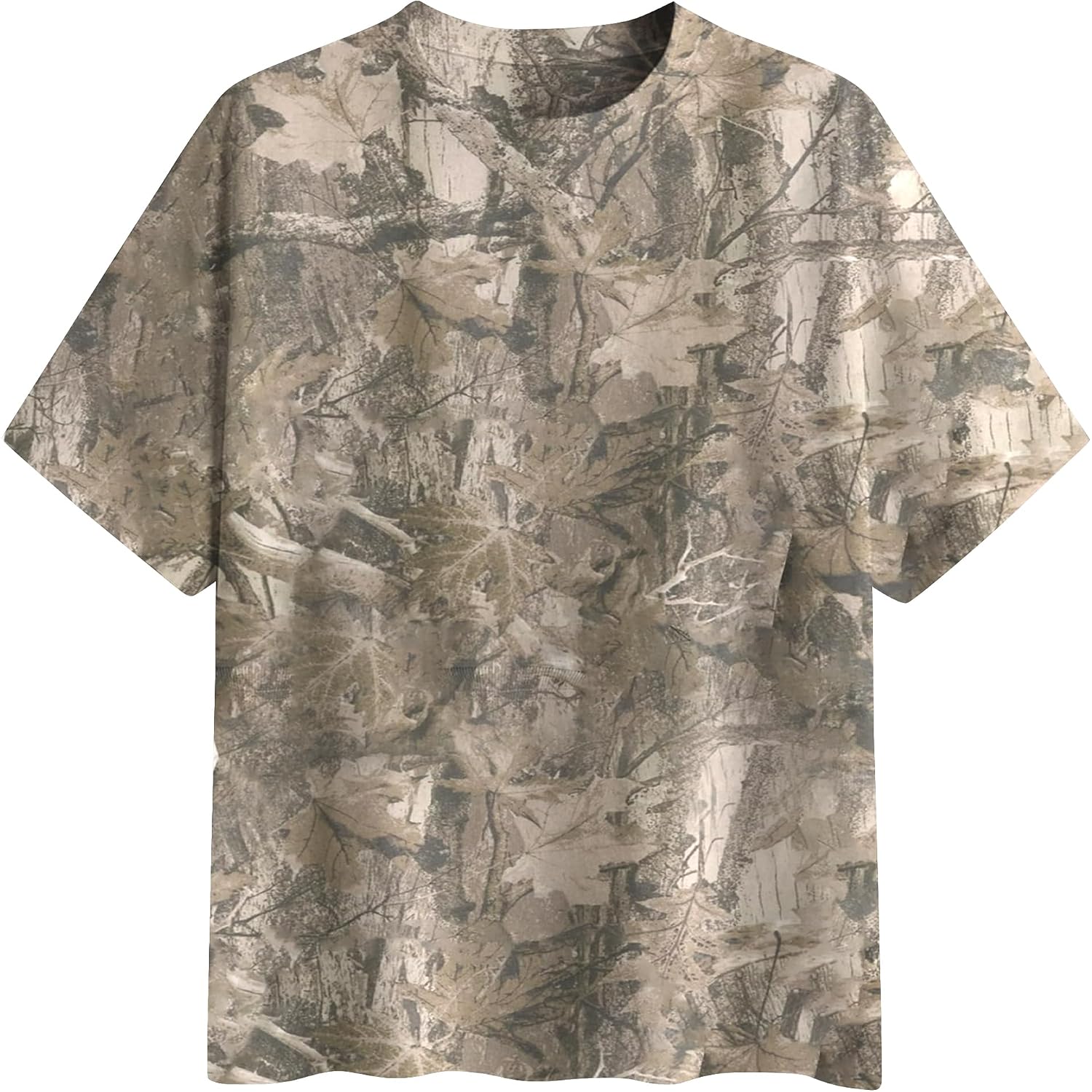 Anoumcy Camo Shirt For Women Mens Maple Leaf Print Camouflage T Shirt Summer Short Sleeve Oversized Camo Tee Shirts Tops