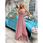 Women'S Formal Evening Gown Elegant Long Prom Dress Summer Wedding Guest Party Cocktail Bridesmaid Maxi Dress