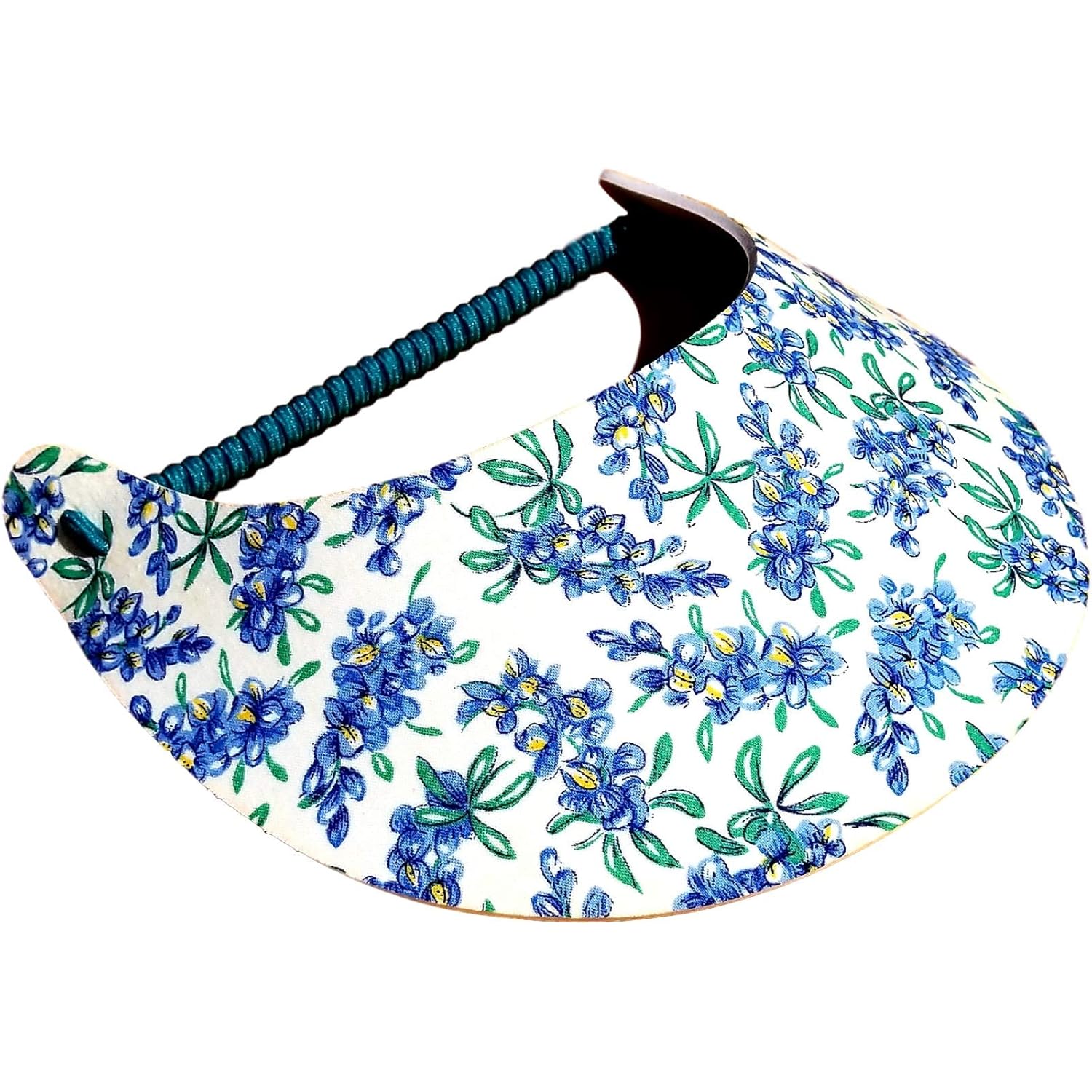 Women's Flower Design Lightweight Packable Foam Visor for Sun Protection & Outdoor Activities