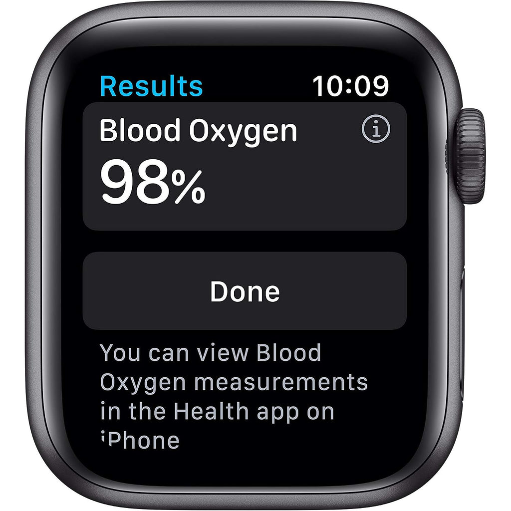 Apple Watch Series 6 (Gps, 40Mm) - Space Gray Aluminum Case With Black Sport Band (Renewed)
