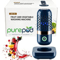 Produce Cleaner & Vegetable Cleaner With Oh-Ion Technology, Wireless Rechargeable Food Washer For Fruits, Veggies, Rice & Utensils, Ipx7 Waterproof 10-Min Automatic Cleaning For Kitchen (Blue)
