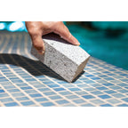Poolmaster Extra Large Pumice Stone For Pool And Spa Cleaning, Removes Calcium, Hard Water And Mineral Stains From Tile, Grout And Concrete, Pro Size