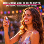 Patriotic Red White And Blue Hair And Body Glitter Spray, Hair Glitter Highlighter Powder For Clothes, Festival Party Makeup Fourth Of July Accessories For Women, 4Th Of July Independence Day