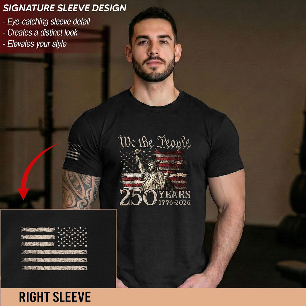American 250Th Anniversary Shirts, Mens Patriotic Shirts | Celebrate 250 Years Of History With These Patriotic Shirts, Featuring Vintage Designs And Soft, Comfortable Fabric.