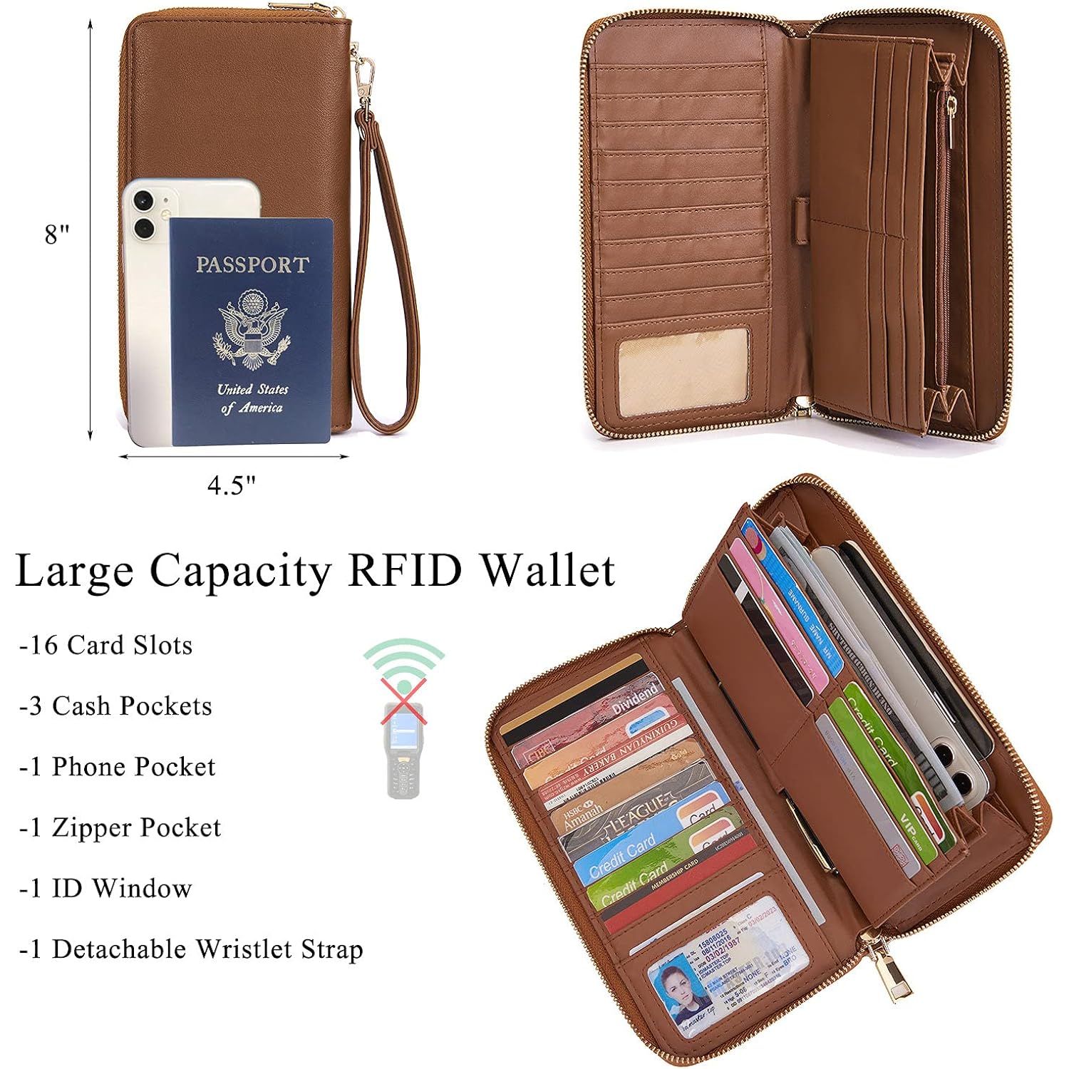 Large Crossbody Bags Ladies Shoulder Handbags Purse And Wallet Set For Women Totes Hobo Purses