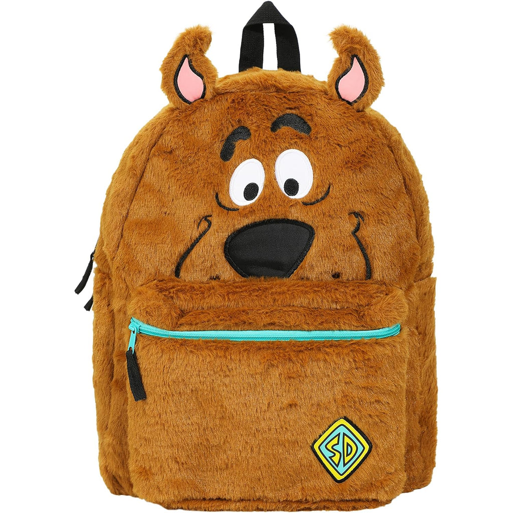 Scooby Doo Plush Scooby & Gang Adult 16.5" Reversible Backpack