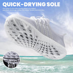 Seekway Mens Womens Water Shoes Quick Dry Aqua Shoes Barefoot For Beach Surf Hiking Pool Water Sports