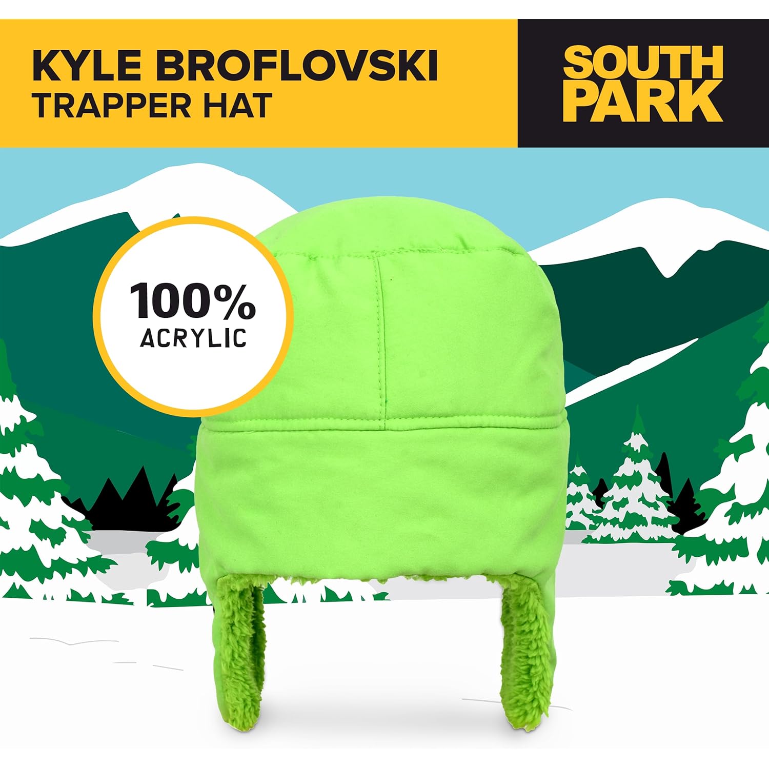 South Park Character Cosplay Headwear, Stan Marsh, Kyle Broflovski, Eric Cartman, and Kenny McCormick Designs