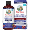 MARYRUTH'S Daily Liquid Hair Formula | With 500 mg SesZenBio™ + 2,500 mcg Biotin | Vitamin C | Thicker, Stronger Hair for Women | Hair, Skin, & Nail Health | Collagen Production | 16 Fl Oz