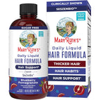 Maryruth'S Daily Liquid Hair Formula | With 500 Mg Seszenbio™ + 2,500 Mcg Biotin | Vitamin C | Thicker, Stronger Hair For Women | Hair, Skin, & Nail Health | Collagen Production | 16 Fl Oz