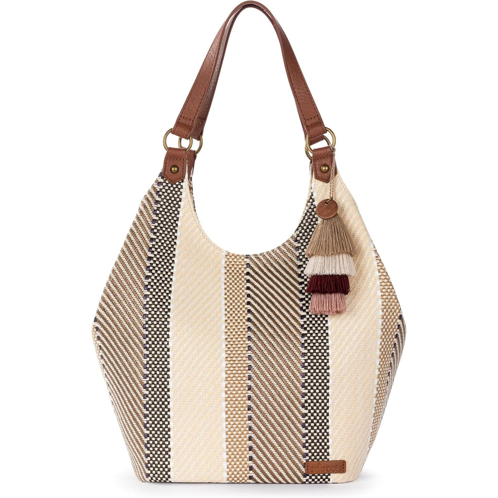 Sakroots The Sak Roma Shopper Shoulder Bag Large Purse & Tote Bag with Double Straps & Zipper Pockets for Everyday & Travel