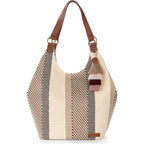 Sakroots The Sak Roma Shopper Shoulder Bag Large Purse & Tote Bag with Double Straps & Zipper Pockets for Everyday & Travel