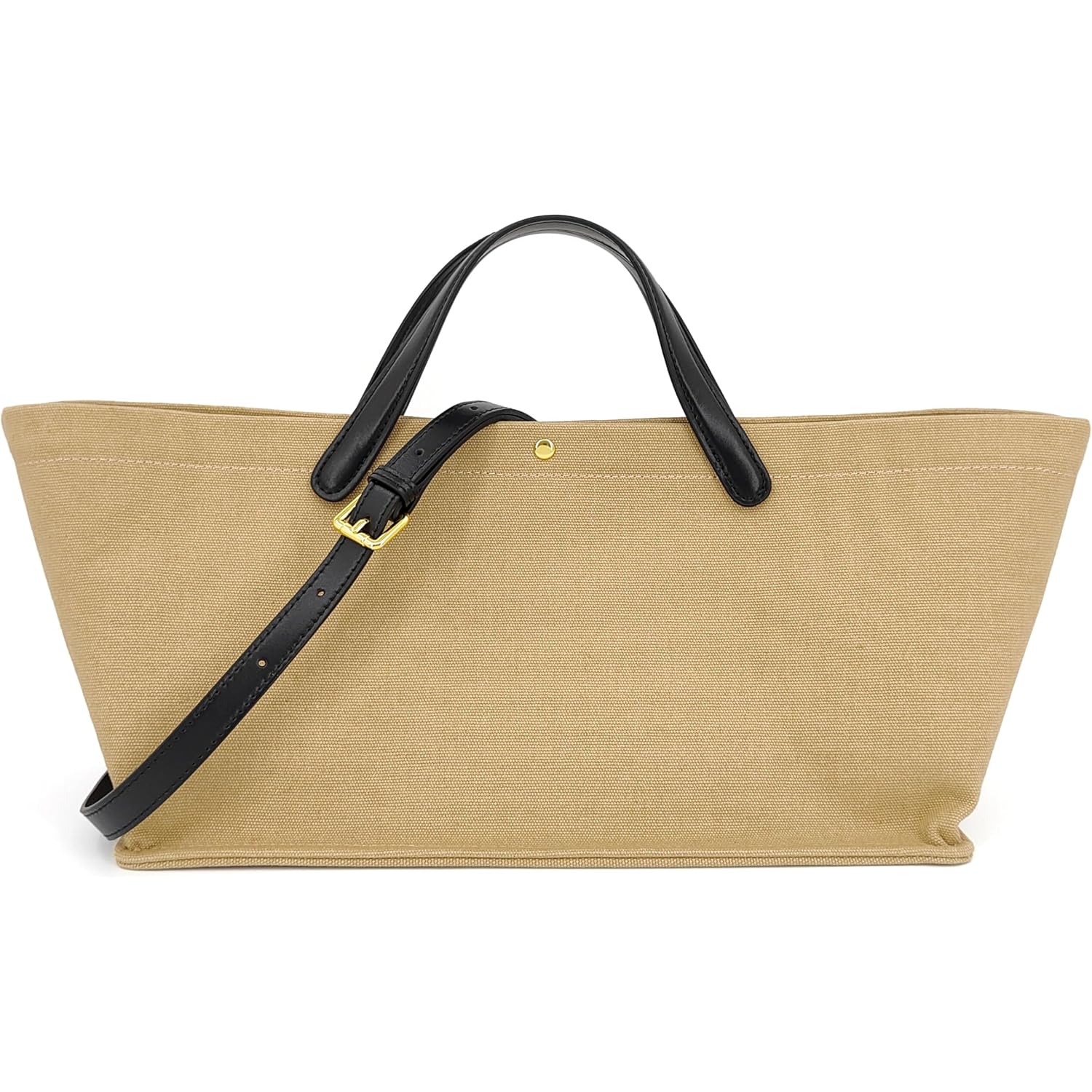 2Pcs Set, Large/Xl Tote Bag With Pouch For Women, Canvas Or Genuine Leather Crossbody Shoulder Bag, Top Handle Purse