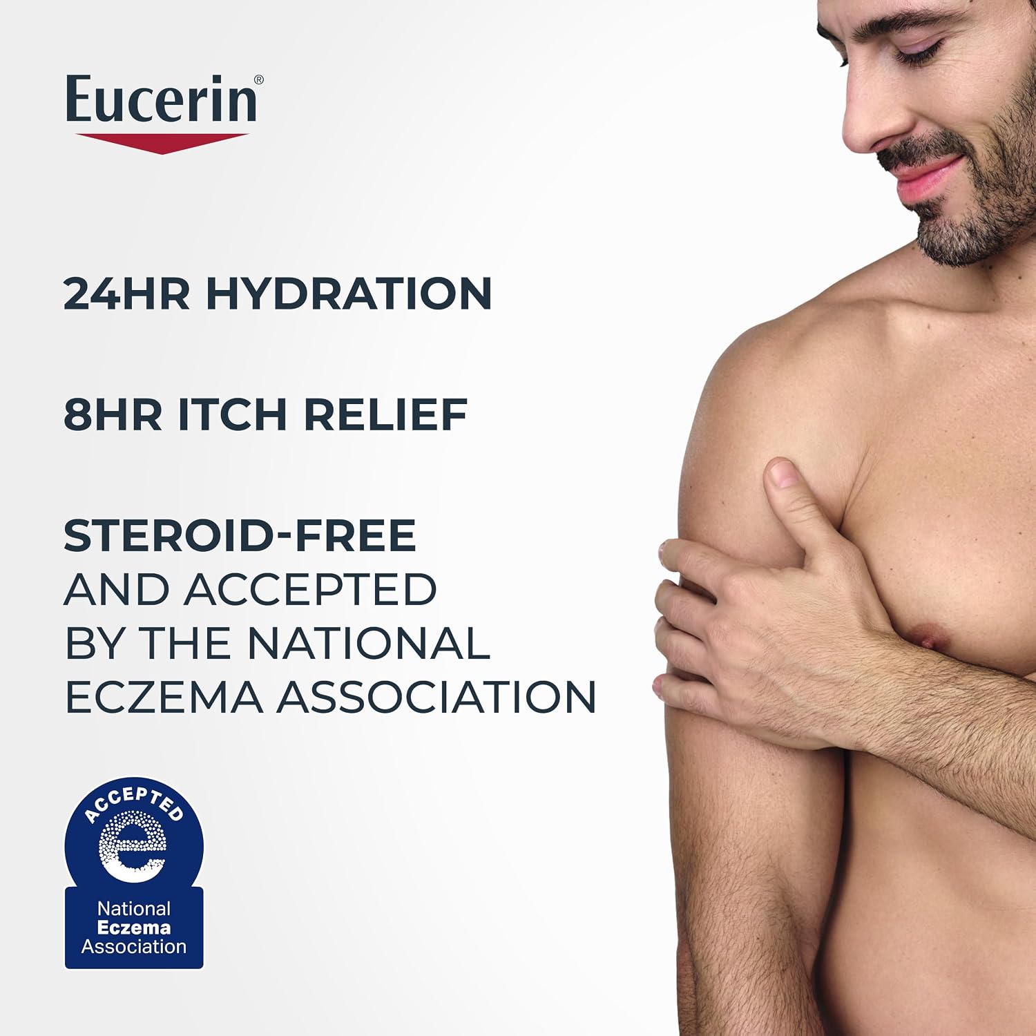 Eucerin Eczema Relief Complete Care Bundle With Eucerin Eczema Relief Body Wash, 13.5 Fl Oz, And Body Cream, 5 Oz