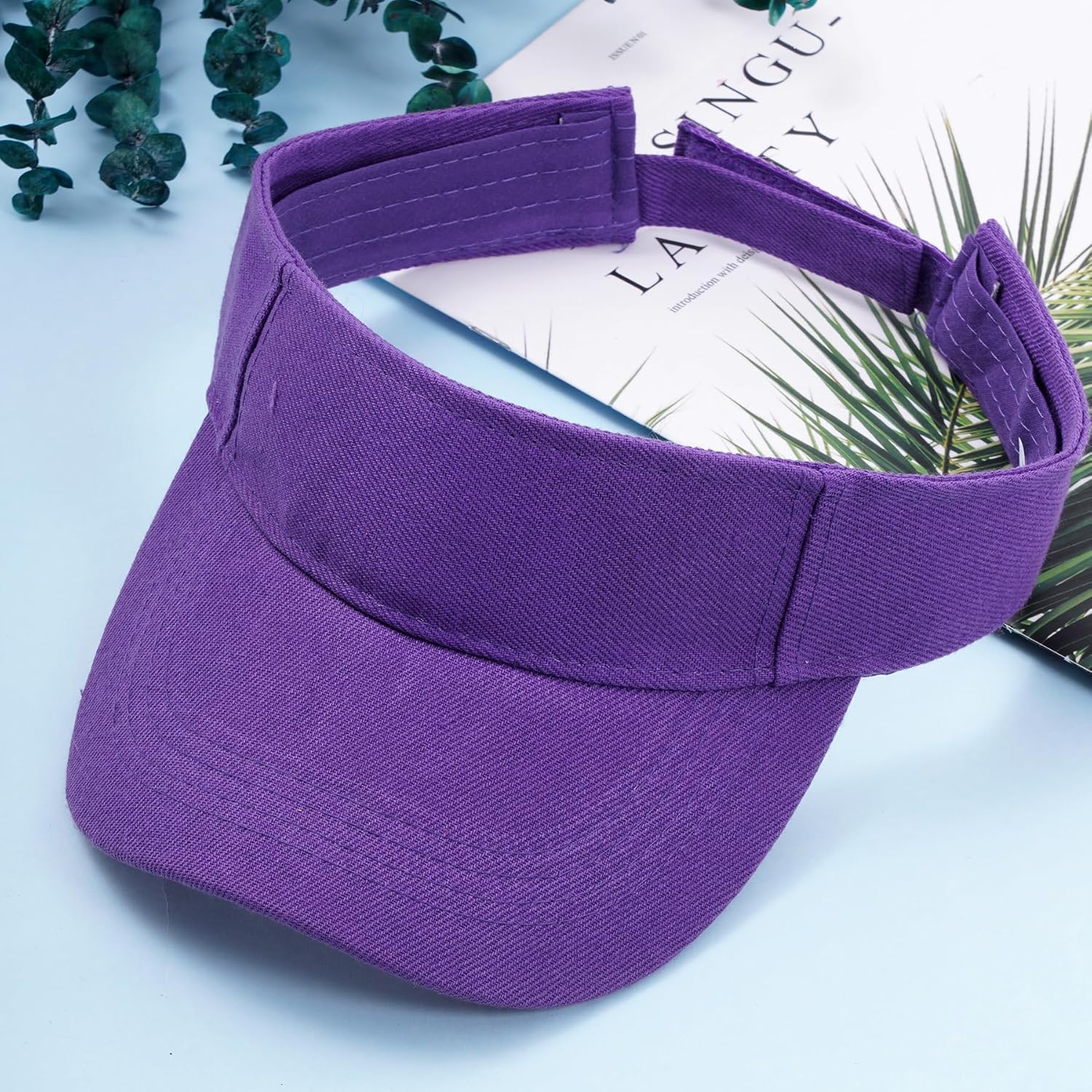 Marrywindix 1 Piece of Sport Wear Athletic Visor Sun Sports Visor Hat Visor Adjustable Cap for Women and Men (One Size)