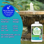 Algaecide For Fountains – Clarify And Controls Algae For Large And Small Fountain (8 Oz)